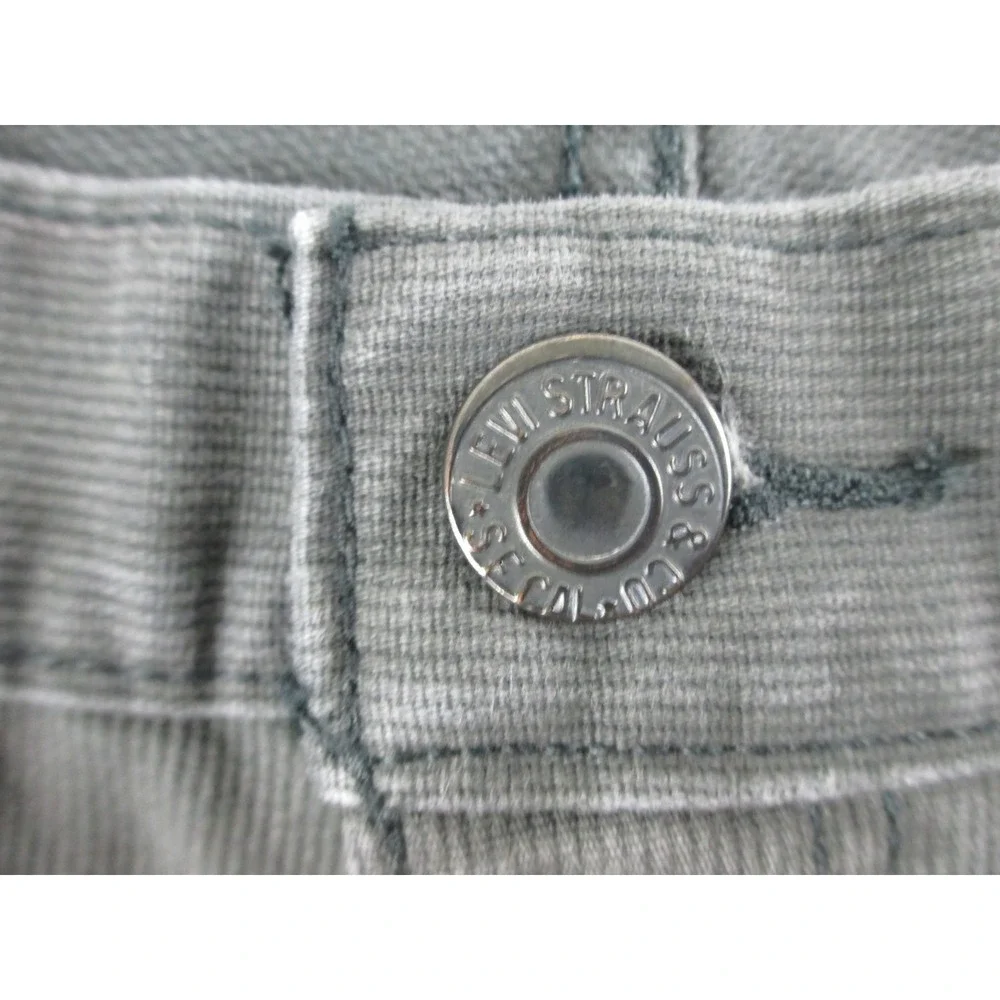 Levi's 511 Pants Boys 18 Regular Gray Denim Jeans Skinny Pockets Youth Kid 29X29
